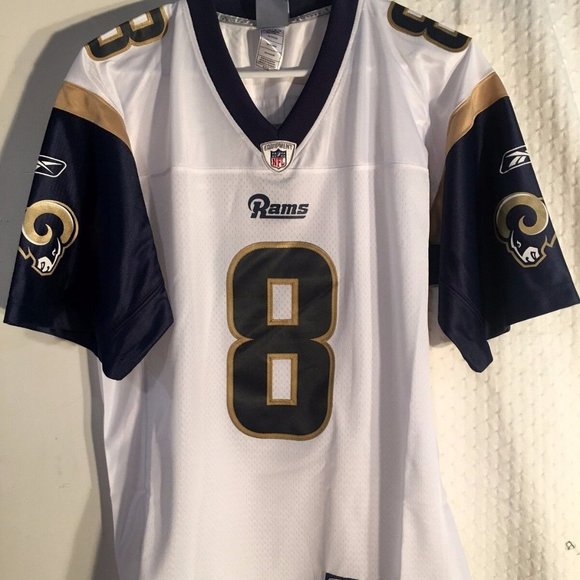 Reebok LOS ANGELES RAMS SAM BRADFORD Premier Men's JERSEY Sz M,L,2XL New w tags - Picture 1 of 4